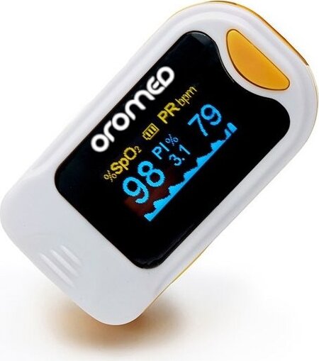 Oromed Oro-Pulse Véroxigén SpO2 Pulzoximéter - Sárga Oromed Oro-Pulse Véroxigén SpO2 Pulzoximéter - Sárga