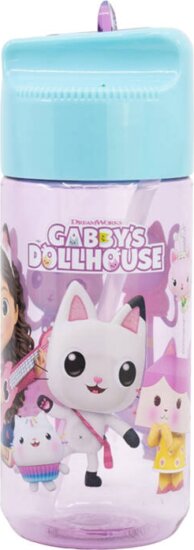 Stor Toys Gabi Babaháza Műanyag Gyerek Kulacs 430 ml - Rózsaszín / kék