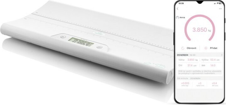 Eta 730690000 Digitális Okos Babamérleg - Fehér