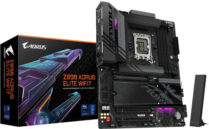 Gigabyte Z890 Aorus Elite WiFi7 DDR5 Intel s1851 ATX Alaplap Gigabyte Z890 Aorus Elite WiFi7 DDR5 Intel s1851 ATX Alaplap