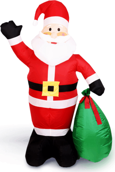 Family Christmas 58067L Felfújható Mikulás Karácsonyi dekoráció 180cm