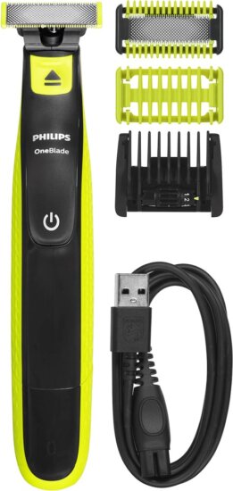 Philips QP2824/20 Vezeték nélküli Akkus Száraz Arc- és Testszőrnyíró - Zöld/Fekete