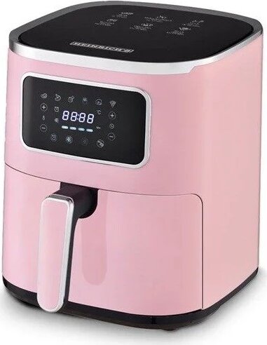 Heinrich’s HFR 8216 AirFryer Forrólevegős sütő 5,0L 1450 Watt - Pink