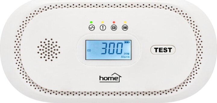 Home by Somogyi CO10LCD Elemes Szén-monoxid érzékelő kijelzővel - Fehér