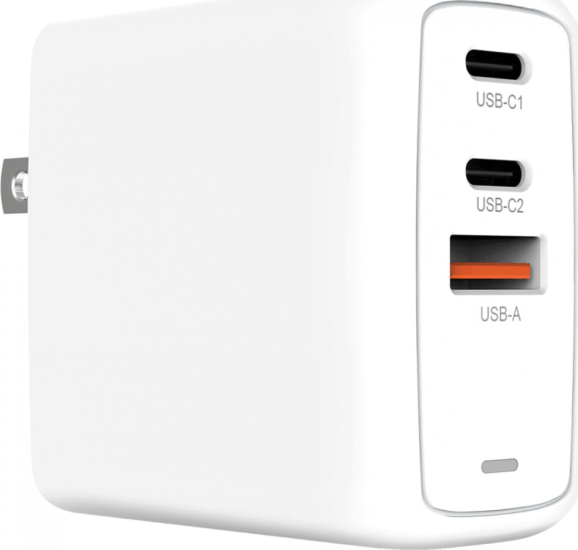 Creative 1x USB-A / 2x USB-C Hálózati Gyorstöltő Adapter 67W - Fehér