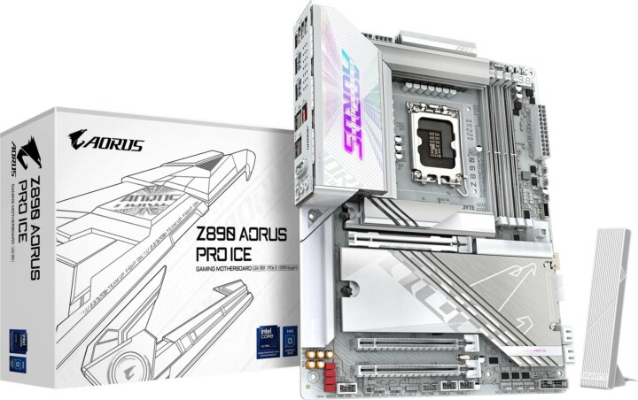Gigabyte Z890 AORUS Pro ICE DDR5 Intel s1851 ATX Alaplap Gigabyte Z890 AORUS Pro ICE DDR5 Intel s1851 ATX Alaplap