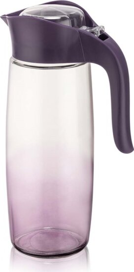 Iris C-00402 Rainbow Üveg kancsó 1.6L - Átlátszó / lila