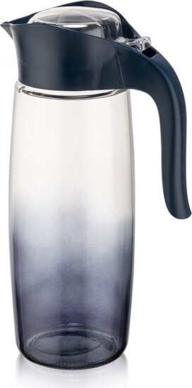 Iris C-00401 Rainbow Üveg kancsó 1,6L - Indigókék / átlátszó