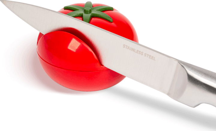 Bewello BW1028 Paradicsom formájú Késélező 60 x 45 mm - Piros Bewello BW1028 Paradicsom formájú Késélező 60 x 45 mm - Piros