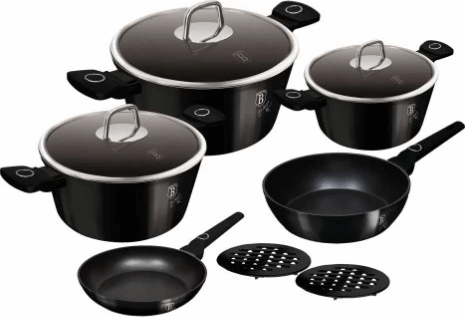 Berlinger Haus BH/8231 Kovácsolt Alumínium Edénykészlet (10 részes)