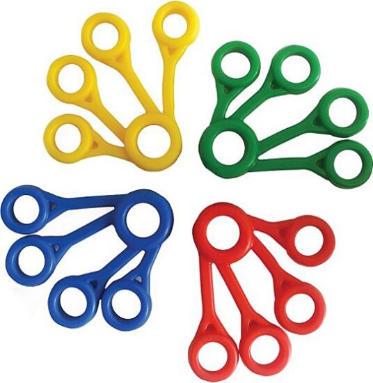 Qmed Ergonomikus Műanyag ujj erősítő - Zöld Qmed Ergonomikus Műanyag ujj erősítő - Zöld