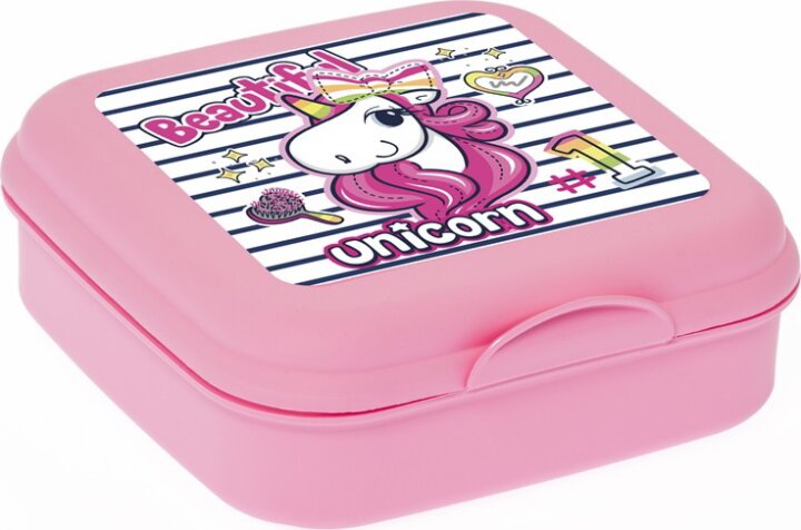 Iris Unikornis Műanyag Gyerek Uzsonnás doboz 1,65L