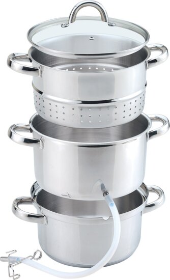 Maestro MR-1030 Steam juicer Ctromfacsaró és gyümölcsprés - Inox Maestro MR-1030 Steam juicer Ctromfacsaró és gyümölcsprés - Inox