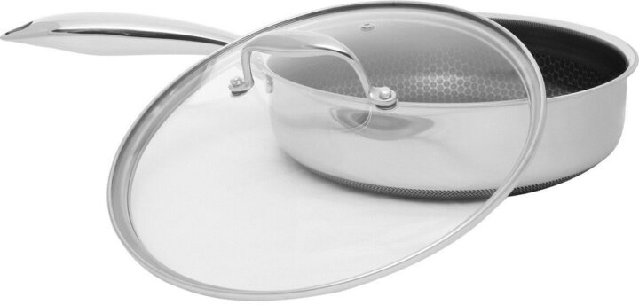 Kohersen 71110 Black Cube Serpenyő Üveg fedővel 26cm - Ezüst Kohersen 71110 Black Cube Serpenyő Üveg fedővel 26cm - Ezüst