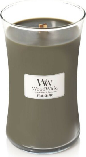 WoodWick Frasier Fir - Friss jegenyefenyő Illatgyertya 609,5g - Zöld