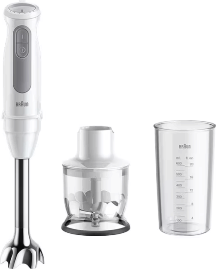 Braun MQ50201MWH 3 in 1 kézi botmixer 1000W - Fehér
