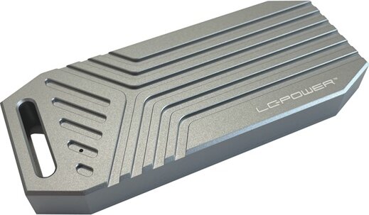 LC Power LC-M2-C-USB4 M.2 NVMe 3x2 Type-C 4,0 Külső SSD ház - Szürke