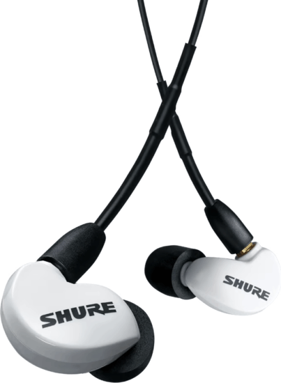 Shure AONIC 215 Vezetékes Fülhallgató Headset - Fekete/Fehér