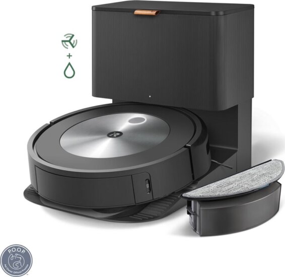 iRobot Roomba Combo J5+ Robotporszívó és Felmosó Multifunkciós Dokkolóval - Szürke