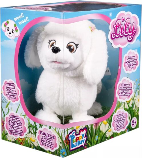 IMC Toys Puppy Luv Interaktív Lily Kutyus plüss játék