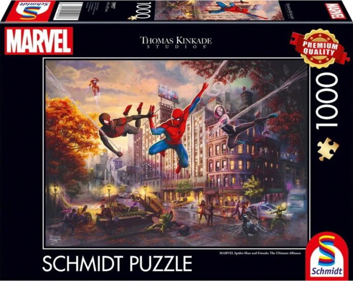 Schmidt Spiele Thomas Kinkade Studios Marvel A végső szövetség 1000 darabos puzzle Schmidt Spiele Thomas Kinkade Studios Marvel A végső szövetség 1000 darabos puzzle