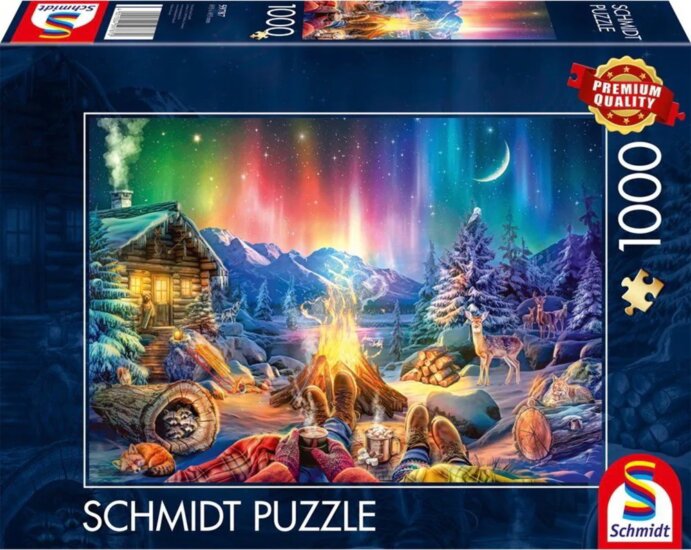 Schmidt Spiele Tábortűz romantika a csillagos ég alatt 1000 darabos puzzle Schmidt Spiele Tábortűz romantika a csillagos ég alatt 1000 darabos puzzle