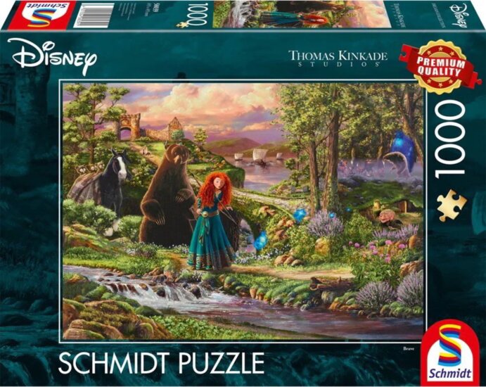 Schmidt Spiele Thomas Kinkade A Felvidék legendája 1000 darabos puzzle Schmidt Spiele Thomas Kinkade A Felvidék legendája 1000 darabos puzzle
