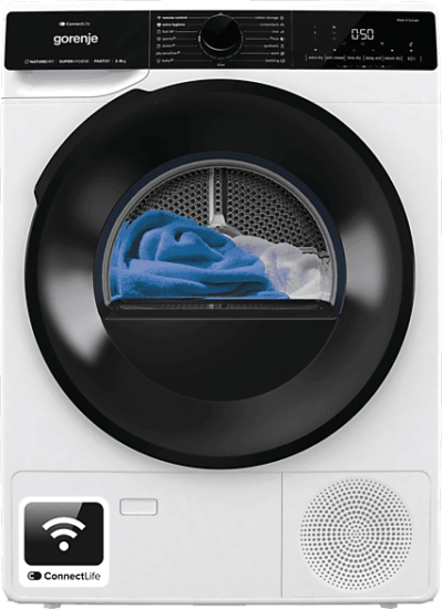 Gorenje DPNA92WIFI Hőszivattyús Szárítógép 9kg 259 kWh - Fehér Gorenje DPNA92WIFI Hőszivattyús Szárítógép 9kg 259 kWh - Fehér