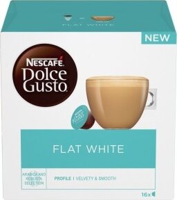 Nescafe Flat White Dolce Gusto kompatibilis Kávé kapszula 16 db Nescafe Flat White Dolce Gusto kompatibilis Kávé kapszula 16 db
