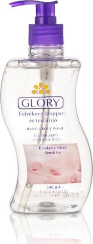 Glory Folyékony szappan és tusfürdő érzékeny bőrre 500 ml