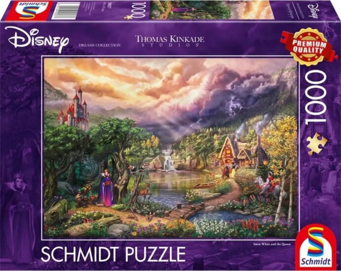 Schmidt Spiele Thomas Kinkade Studios Hófehérke és a királynő 1000 darabos puzzle Schmidt Spiele Thomas Kinkade Studios Hófehérke és a királynő 1000 darabos puzzle