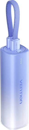 Vention FHWL0 Powerbank kábellel USB Type-C + Lightning / 5000mAh 20W - Kék Vention FHWL0 Powerbank kábellel USB Type-C + Lightning / 5000mAh 20W - Kék