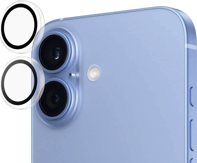 PanzerGlass Hoops Apple iPhone 16 / 16 Plus kameravédő üveg - Átlátszó