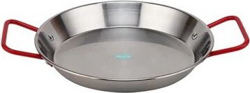 TOO KT-313 Paella Univerzális serpenyő szilikon fogóval 28cm - Ezüst