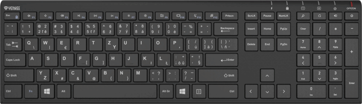 Yenkee YKB 2000 Wireless Slim Billentyűzet HUN - Fekete