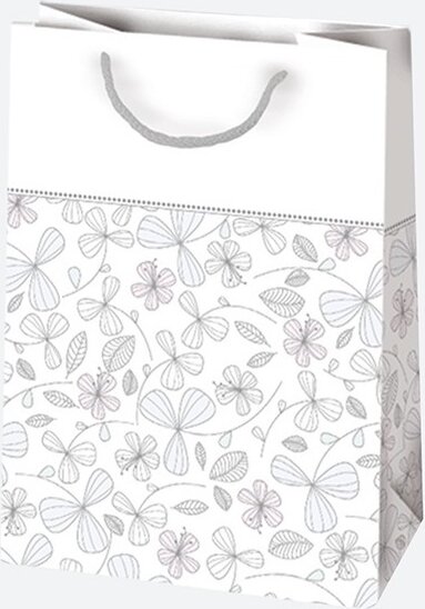 Iris Ajándék Papírtáska (23 x 32 x 11 cm) - Arany / ezüst