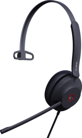 Yealink UH37 USB-C/A MS Teams Call Center Mono Headset - Fekete Yealink UH37 USB-C/A MS Teams Call Center Mono Headset - Fekete