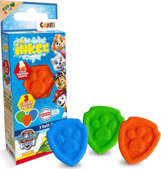 Craze 3 darabos Mancs őrjáratos fürdőbomba csomag - Színes