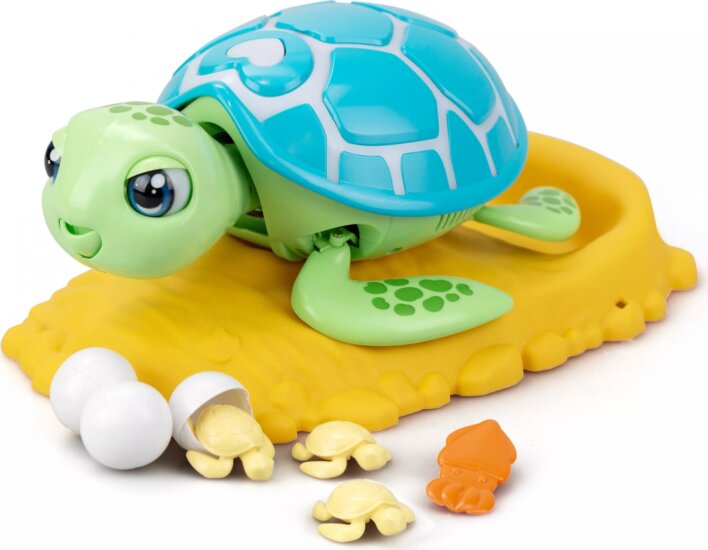 Silverlit Interaktív Csupaszív Teknős 10-féle móddal - Zöld