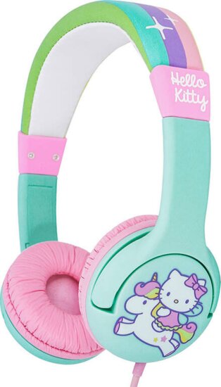 OTL HK0760 Hello Kitty Rainbow Vezetékes Gyerek Fejhallgató - Türkizkék/Szivárvány OTL HK0760 Hello Kitty Rainbow Vezetékes Gyerek Fejhallgató - Türkizkék/Szivárvány