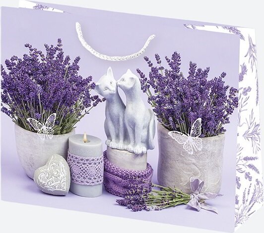 Iris Ajándék Papírtáska (38 x 29 x 10 cm) - Különböző mintás