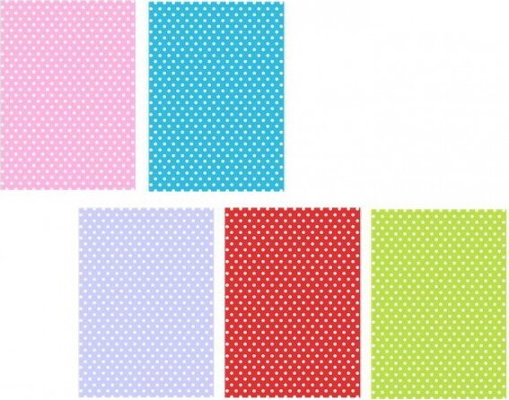 Iris Ajándék tekercses csomagoló papír (200 x 70cm) - Pöttyös mintás több szín