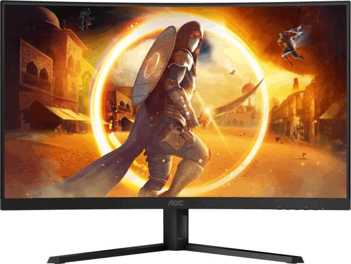 AOC 31.5" CQ32G4VE 16:9 QHD Fast VA Ívelt Gaming Monitor - Fekete/Szürke
