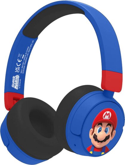 OTL SM1001 Super Mario Bluetooth Gyerek Fejhallgató - Kék OTL SM1001 Super Mario Bluetooth Gyerek Fejhallgató - Kék