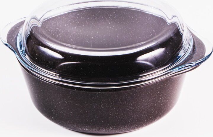 Pasabahce Borcam Hőálló üveg Fazék fedővel Ø 22cm 2,1L - Fekete Pasabahce Borcam Hőálló üveg Fazék fedővel Ø 22cm 2,1L - Fekete