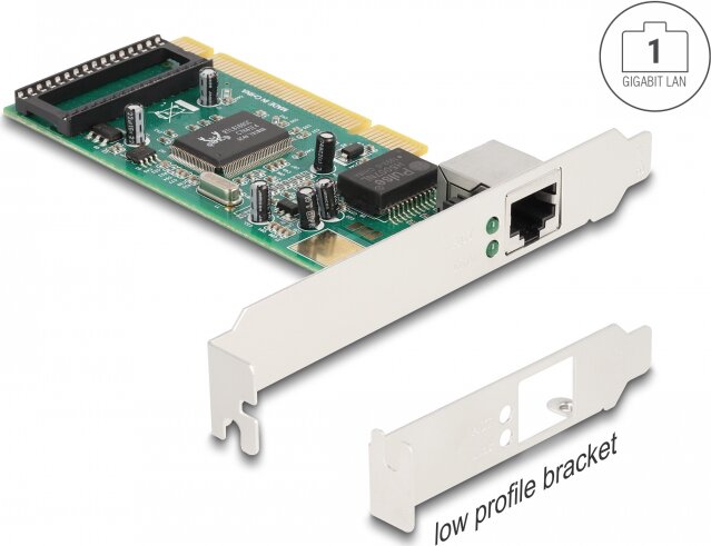 DeLock 88084 RJ45 PCI-E Gigabit Hálózatikártya DeLock 88084 RJ45 PCI-E Gigabit Hálózatikártya
