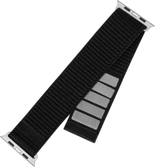 Fixed Sporty Apple Watch Ultra/Ultra 2 Nylon Okosóra szíj 49mm - Fekete Fixed Sporty Apple Watch Ultra/Ultra 2 Nylon Okosóra szíj 49mm - Fekete