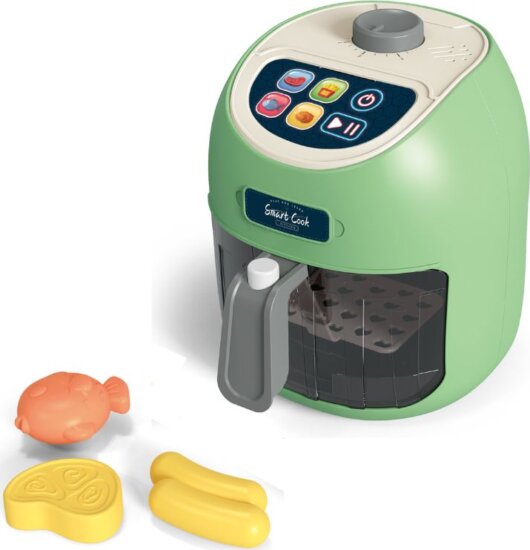 Manyuk Toys Forrólevegős sütő hang- és fényhatásokkal - Színváltó ételekkel - Zöld