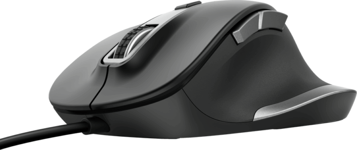 Trust Fyda Vezetékes Optikai Egér - Fekete