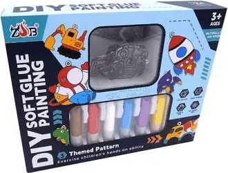 Manyuk Toys Kulcstartó készítő készlet autó mintákkal